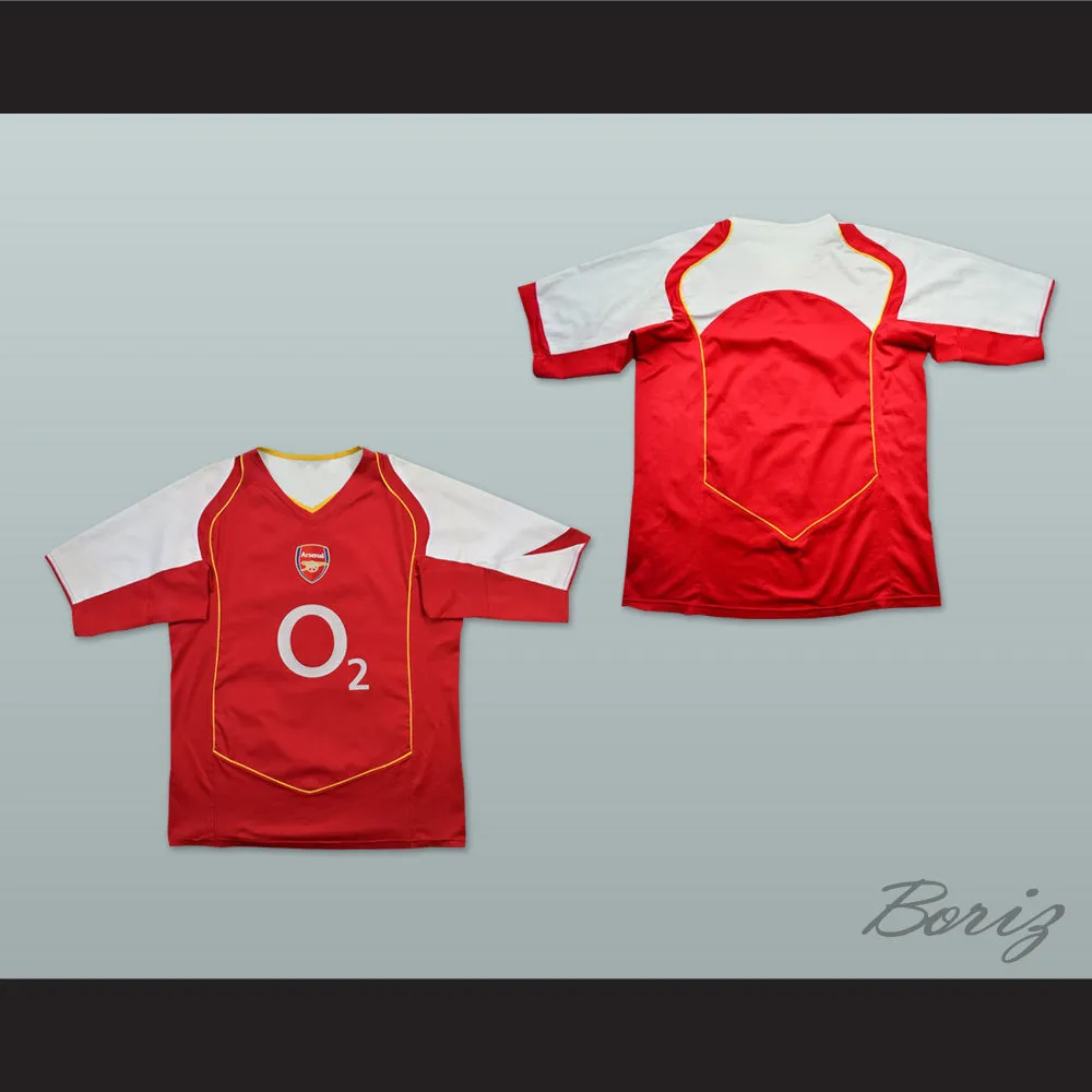 2004-2005 Arsenal London FC Red Soccer Jersey