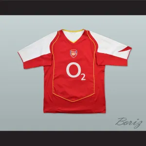 2004-2005 Arsenal London FC Red Soccer Jersey