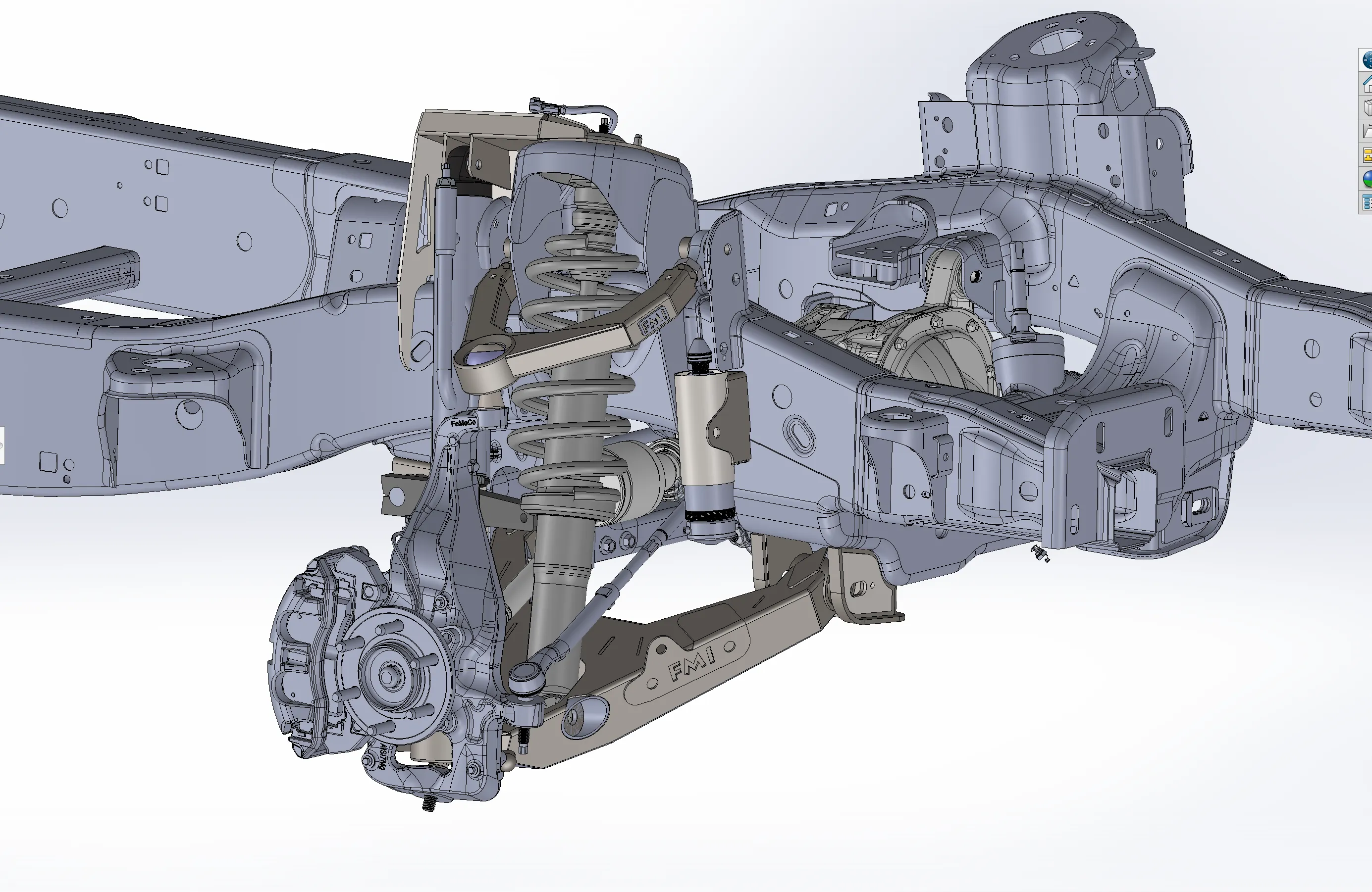 2010-2014 Raptor Mid Travel Front Suspension Kit with Fabricated Upper Arm - Gen 1