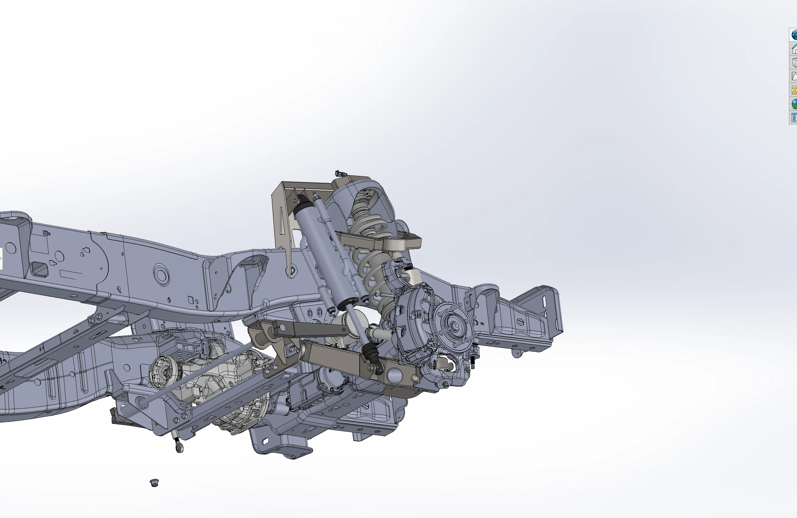 2010-2014 Raptor Mid Travel Front Suspension Kit with Fabricated Upper Arm - Gen 1
