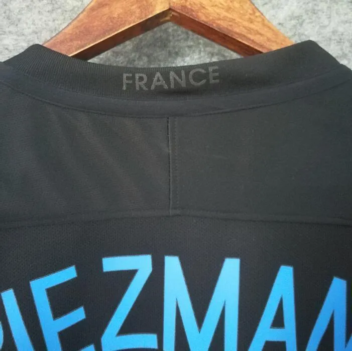 2018 Men France Jersey Away #7 Griezmann Jersey World Cup Jersey Player