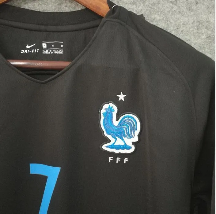 2018 Men France Jersey Away #7 Griezmann Jersey World Cup Jersey Player