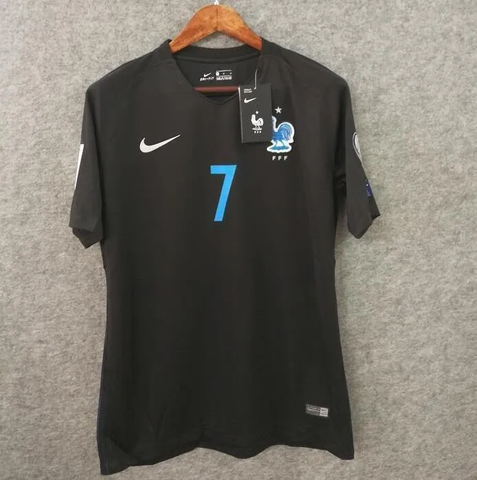 2018 Men France Jersey Away #7 Griezmann Jersey World Cup Jersey Player