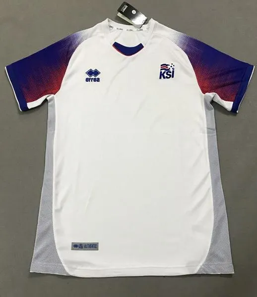 2018 Men Iceland Jersey Away Stadium Soccer World Cup Jersey Fanatics