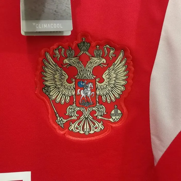 2018 Men Russia Jersey Home Stadium Soccer Jersey World Cup Jersey Fanatics