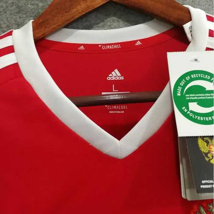 2018 Men Russia Jersey Home Stadium Soccer Jersey World Cup Jersey Fanatics