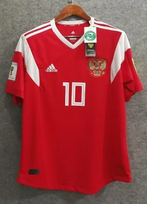 2018 Men Russia Jersey Home Stadium Soccer Jersey World Cup Jersey Fanatics