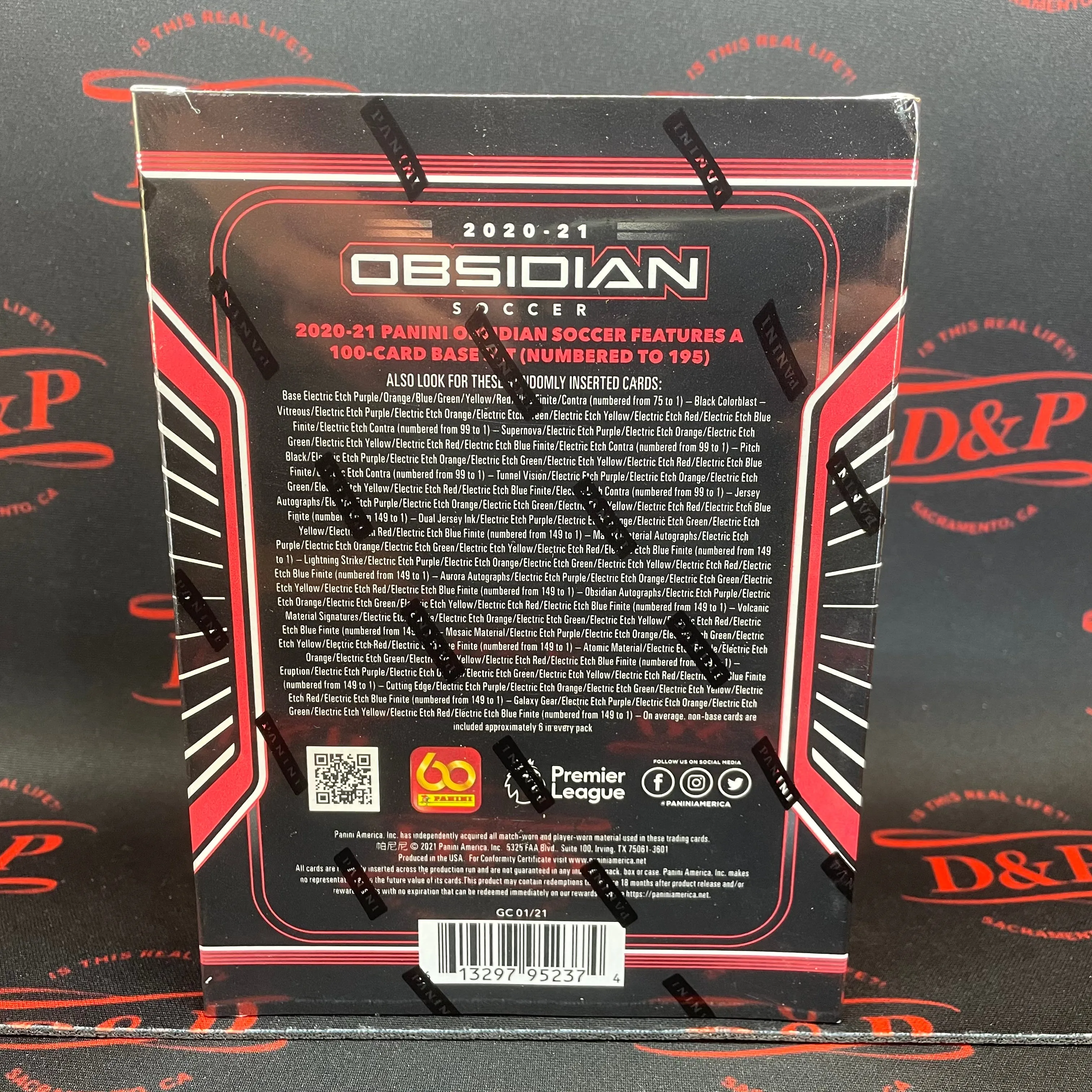 2020/21 Panini Obsidian Soccer Hobby Box