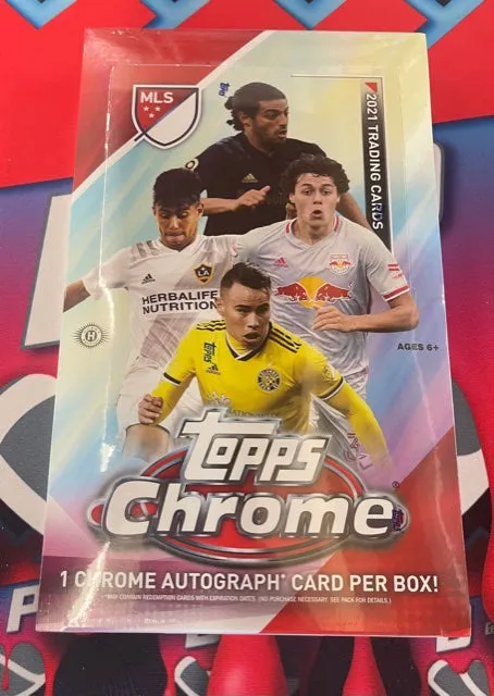 2021 Topps MLS Major League Soccer Chrome Hobby Box