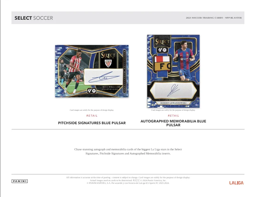 2023-24 Panini Select La Liga Soccer Blaster