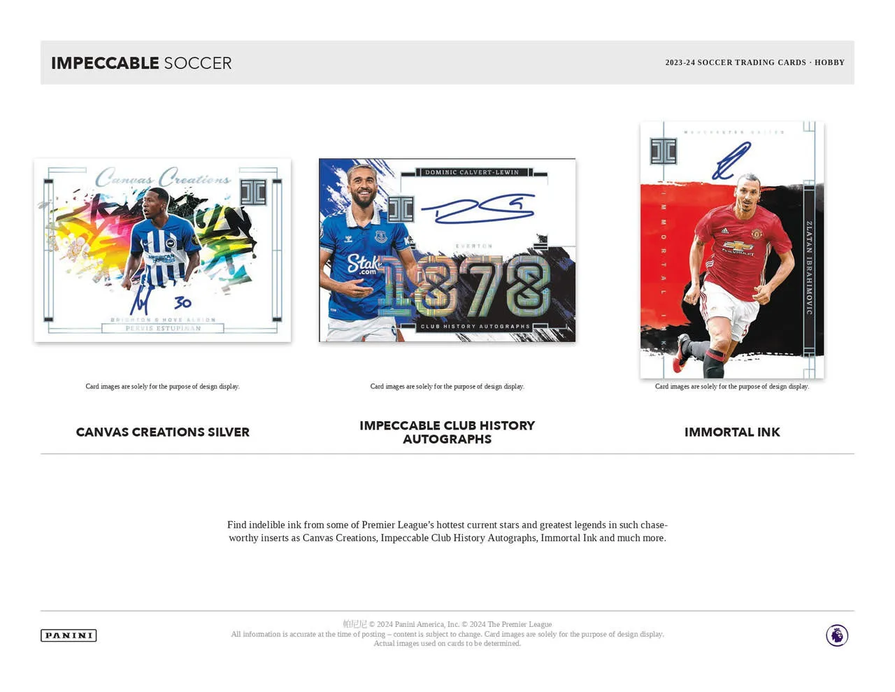 2023/24 Panini Impeccable Soccer Hobby Box