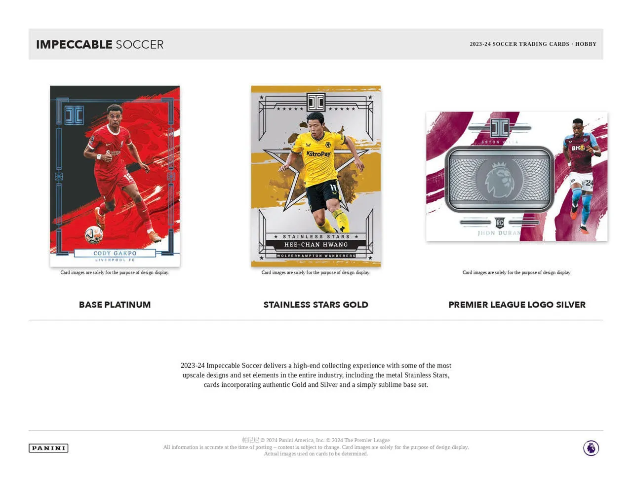 2023/24 Panini Impeccable Soccer Hobby Box