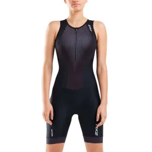 2XU Perform Front Zip Trisuit, Damen, schwarz/schatten - B-Ware