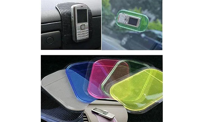 3-Pack: Anti-Slip Sticky Pads - Assorted Colors