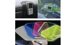 3-Pack: Anti-Slip Sticky Pads - Assorted Colors