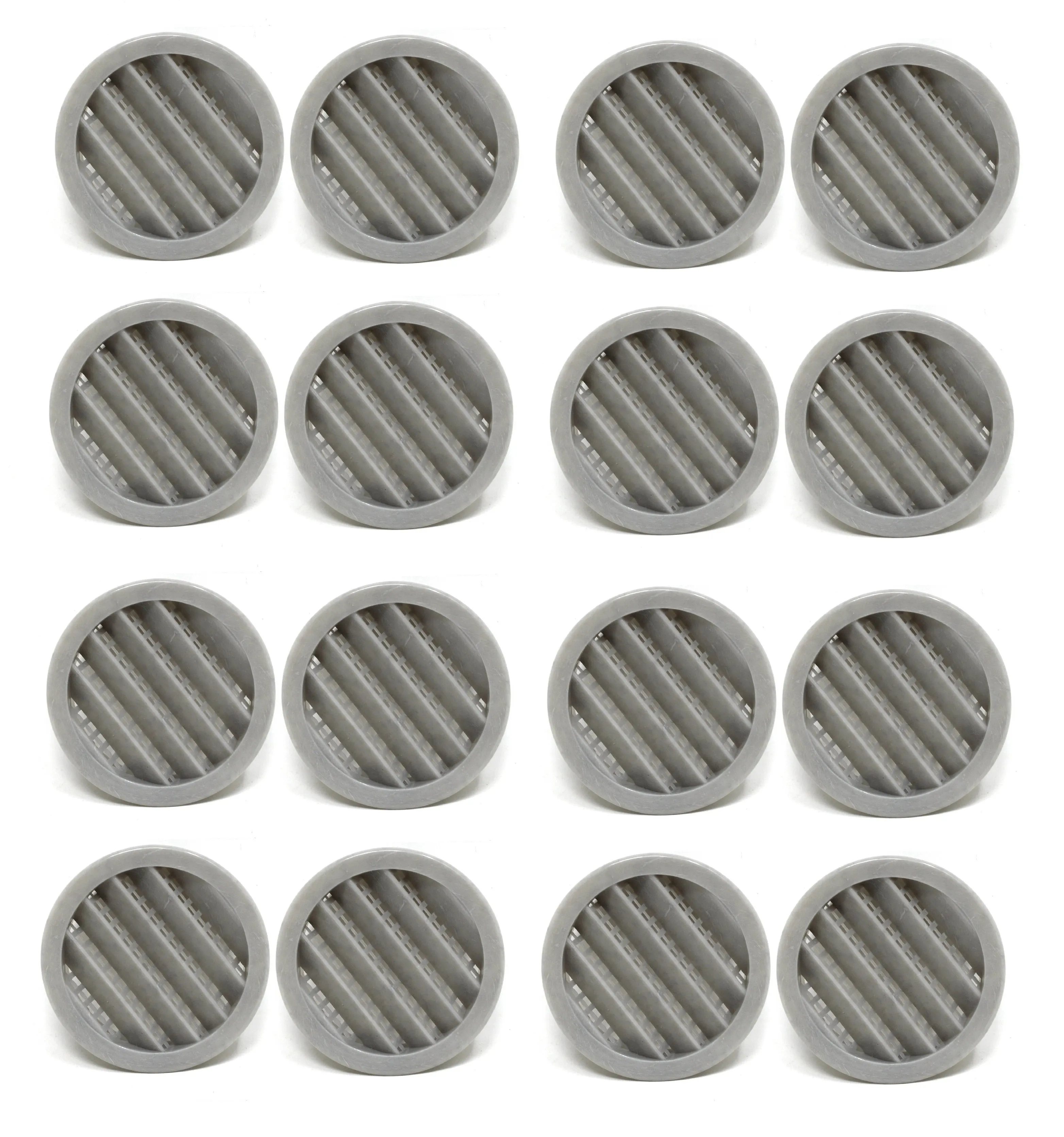 3" Round Plastic Louver Soffit Air Vent Reptile Screen Grille Cover