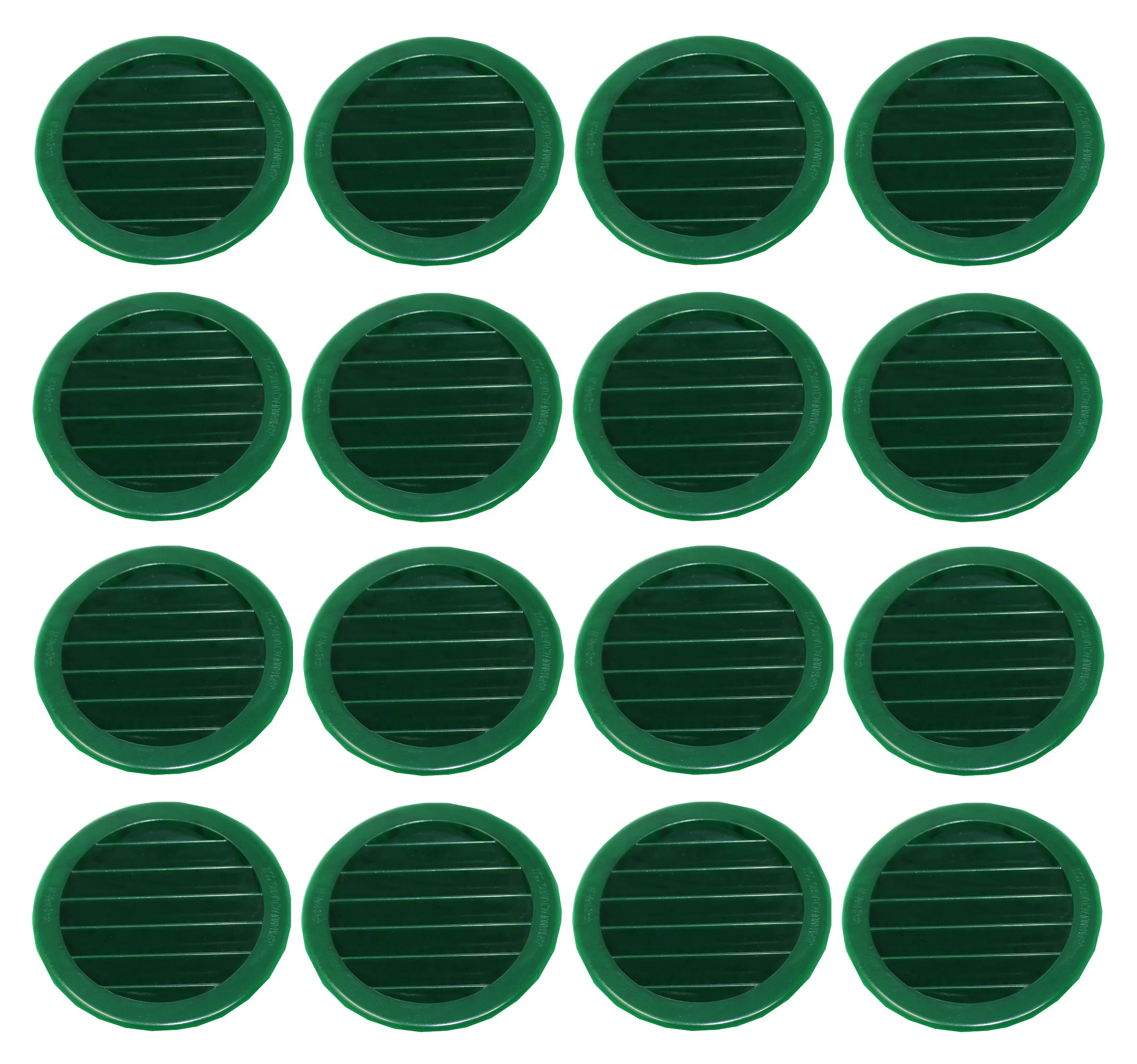 3" Round Plastic Louver Soffit Air Vent Reptile Screen Grille Cover