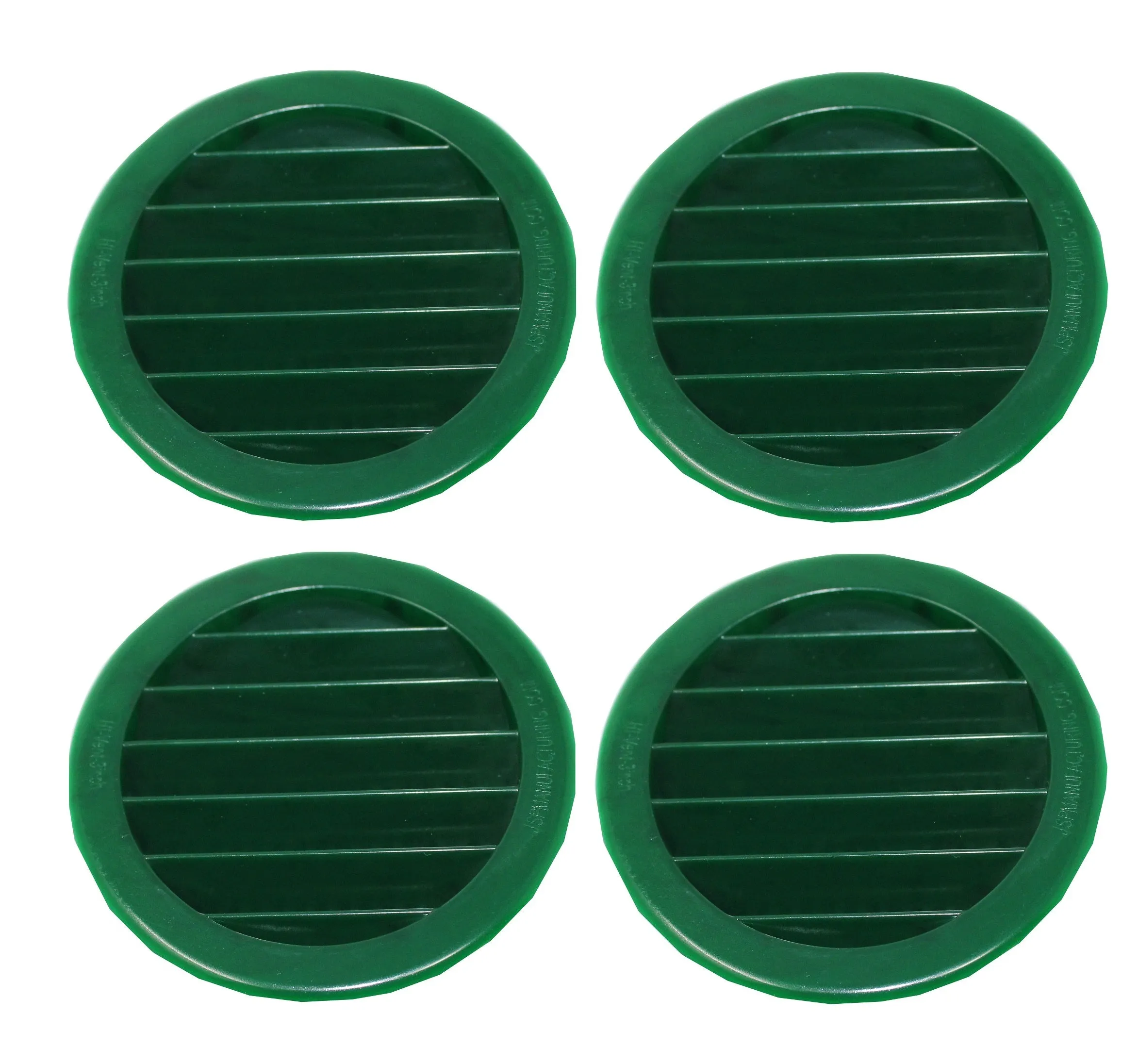 3" Round Plastic Louver Soffit Air Vent Reptile Screen Grille Cover