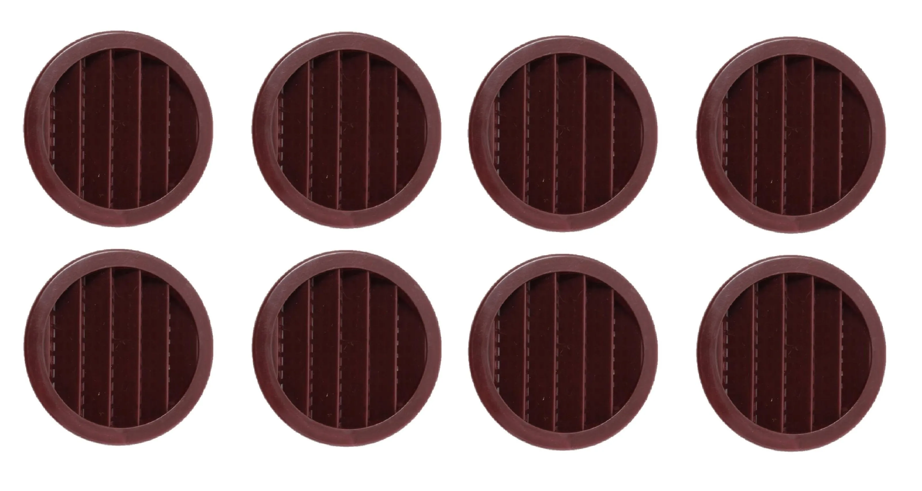 3" Round Plastic Louver Soffit Air Vent Reptile Screen Grille Cover
