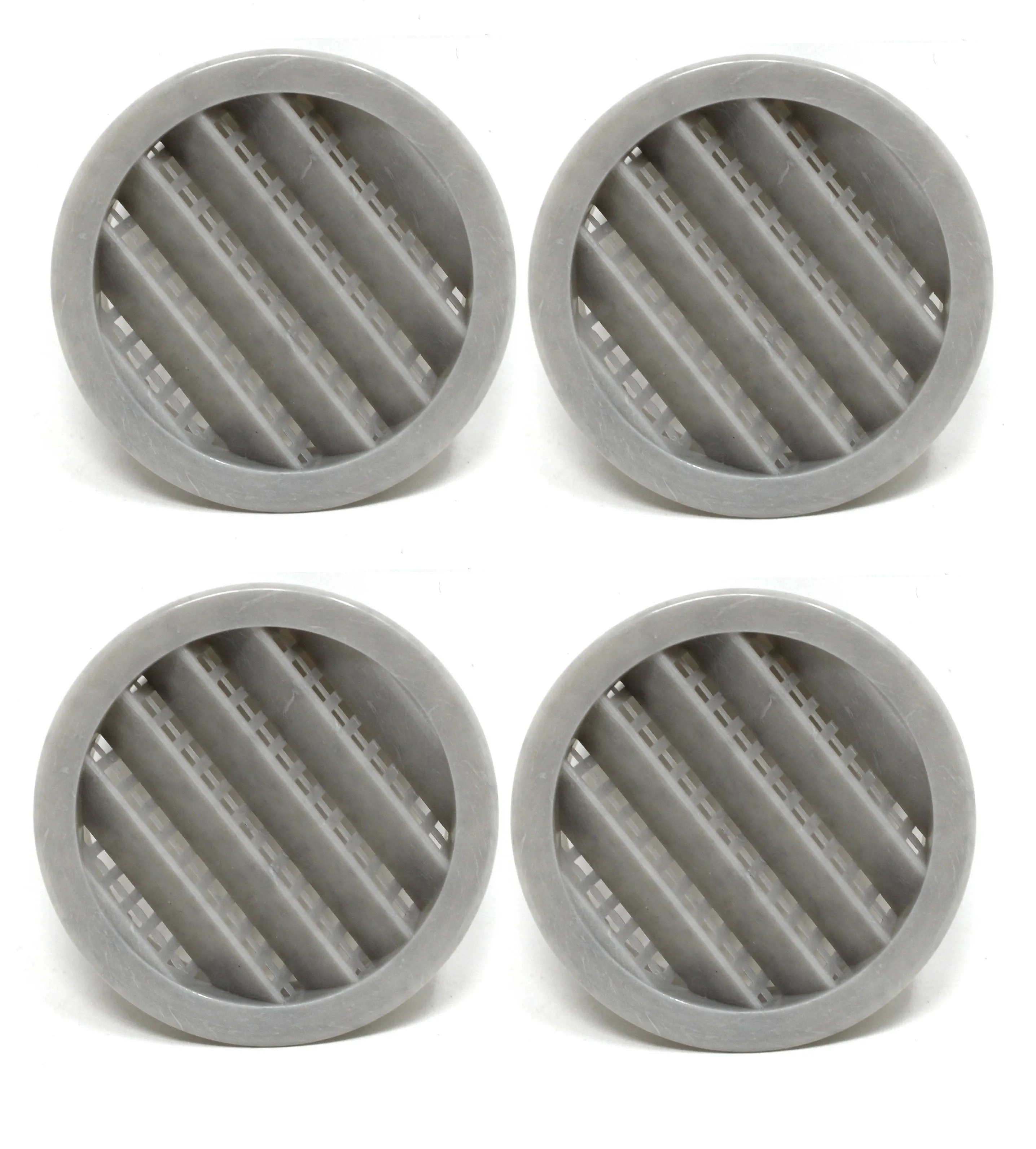 3" Round Plastic Louver Soffit Air Vent Reptile Screen Grille Cover