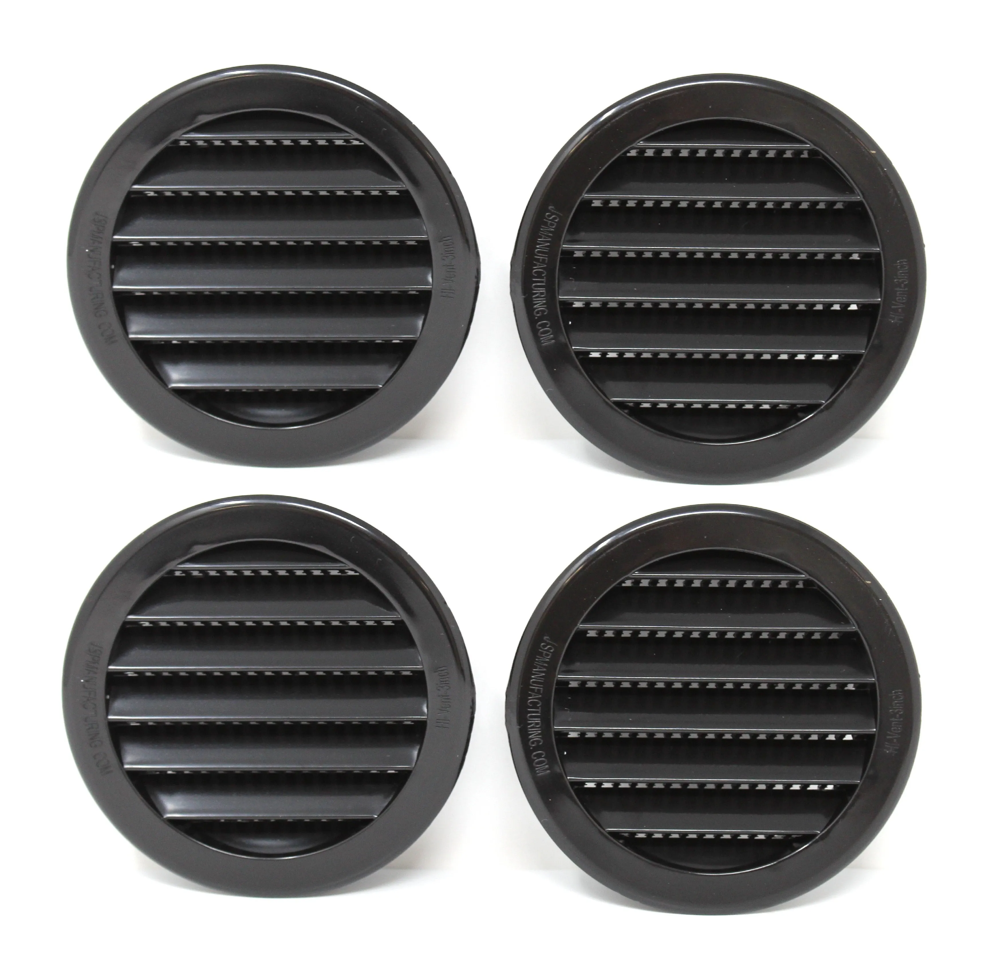 3" Round Plastic Louver Soffit Air Vent Reptile Screen Grille Cover