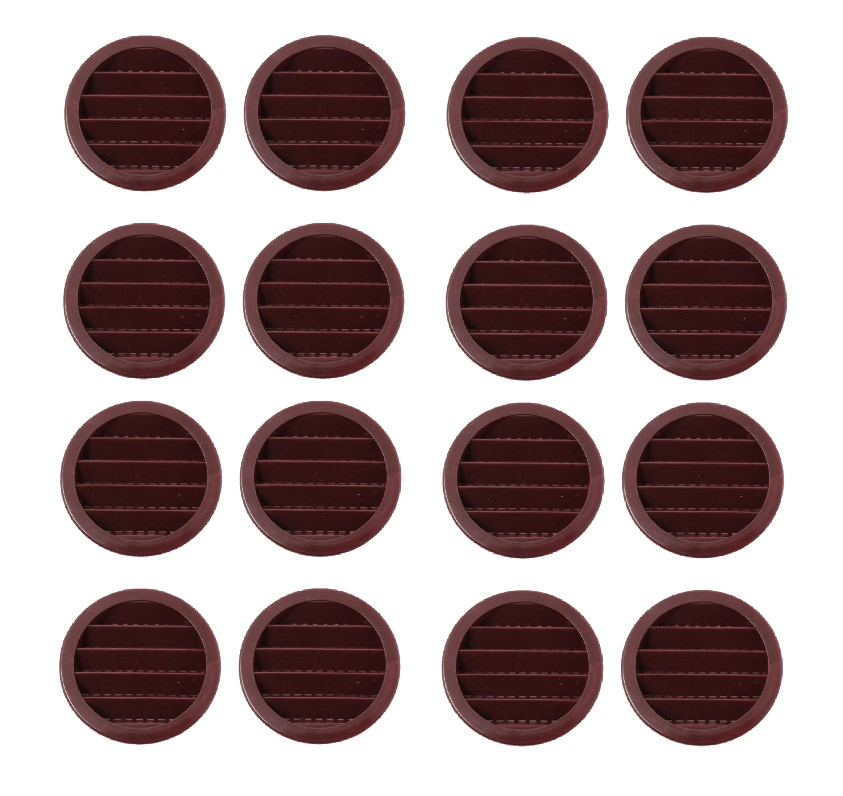 3" Round Plastic Louver Soffit Air Vent Reptile Screen Grille Cover