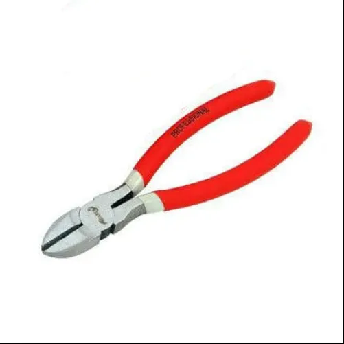 8" Pliers Set 200mm Non-slip Combination Long Nose Side Cutters & Tool Roll - 3PC