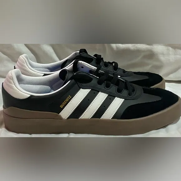 Adidas Busenitz Black Gum Sole Men's Size 11.5 Shoes, Brand New Without The Box