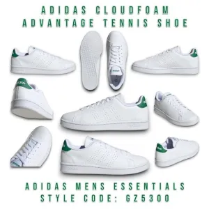 Adidas Cloudfoam Advantage Tennis Shoe Sneakers GZ5300 Men's Essentials Size 9.5