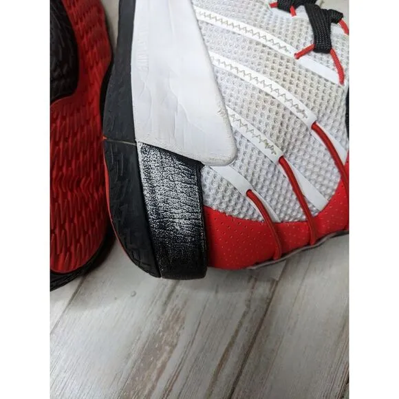 Adidas Dame 7 Size 10 Rip City Basketball Shoes H04387 Damian Lillard Red Black‎