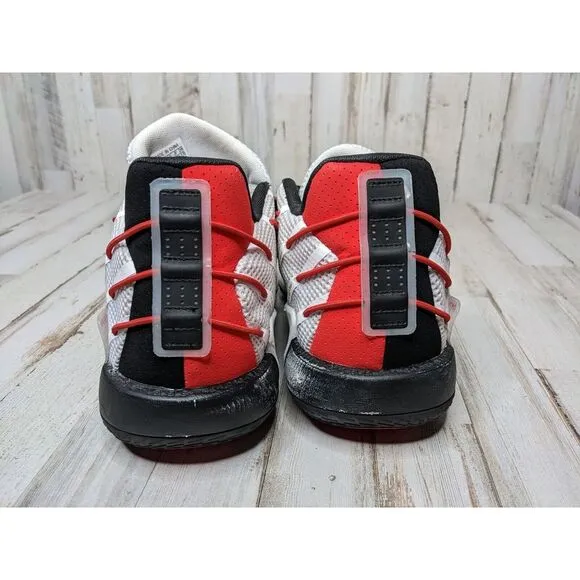 Adidas Dame 7 Size 10 Rip City Basketball Shoes H04387 Damian Lillard Red Black‎