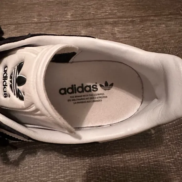 Adidas Gazelle shoes, size 6 1/2, usually wears 7 1/2.  one full size too big.