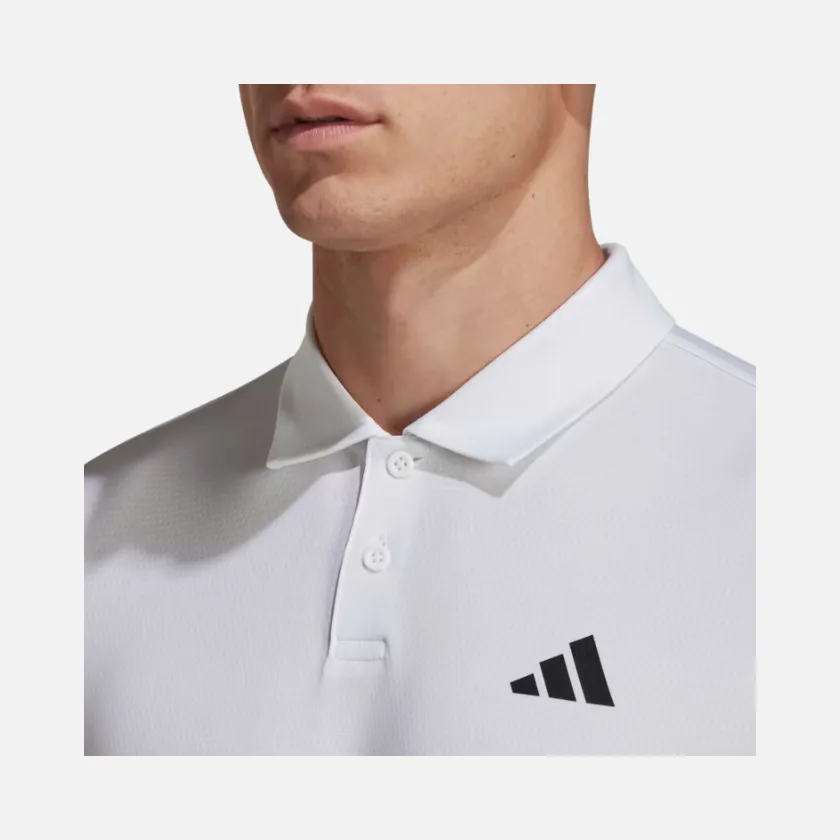 Adidas Heat.Rdy Men's Tennis Polo T-shirt -White/Black