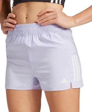 adidas Own The Run 3 Inch Womens Running Shorts - Purple