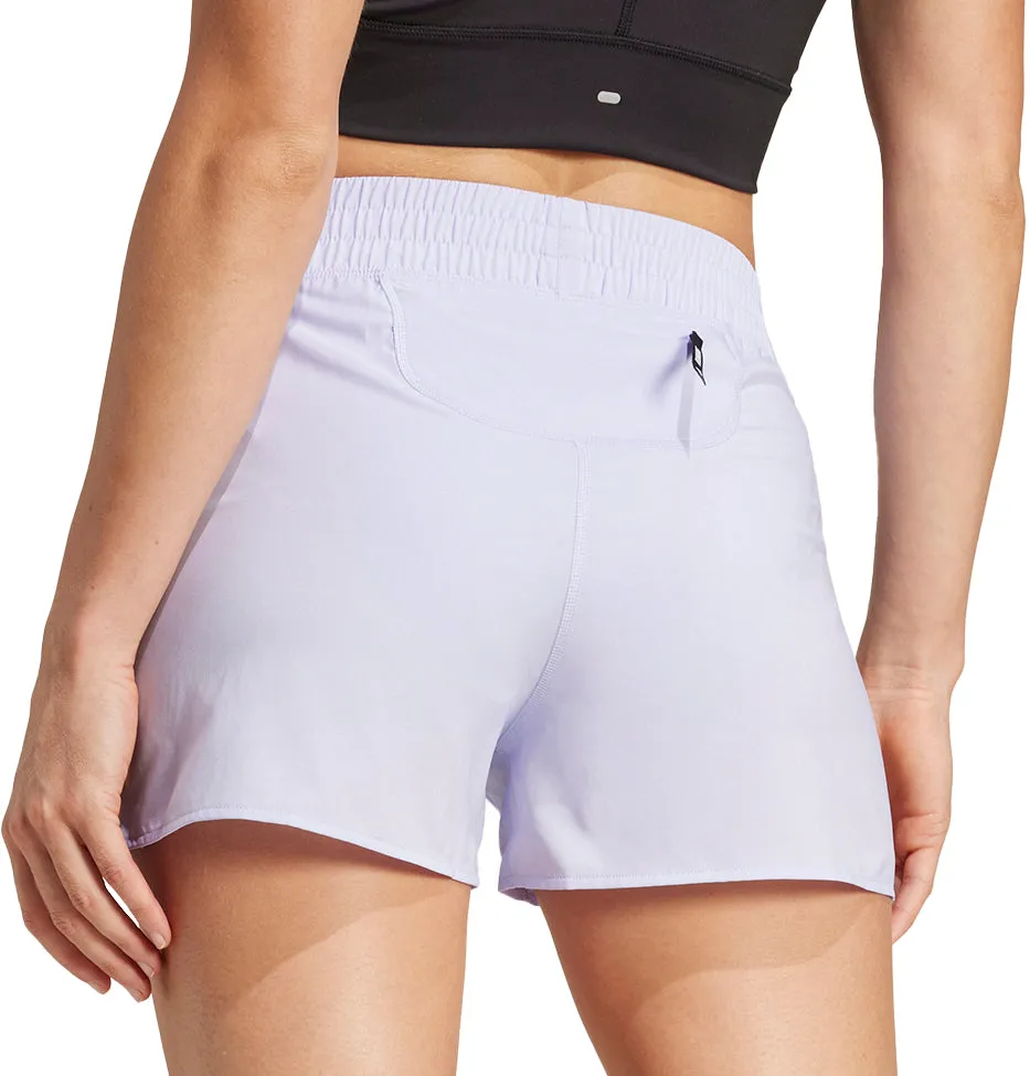 adidas Own The Run 3 Inch Womens Running Shorts - Purple