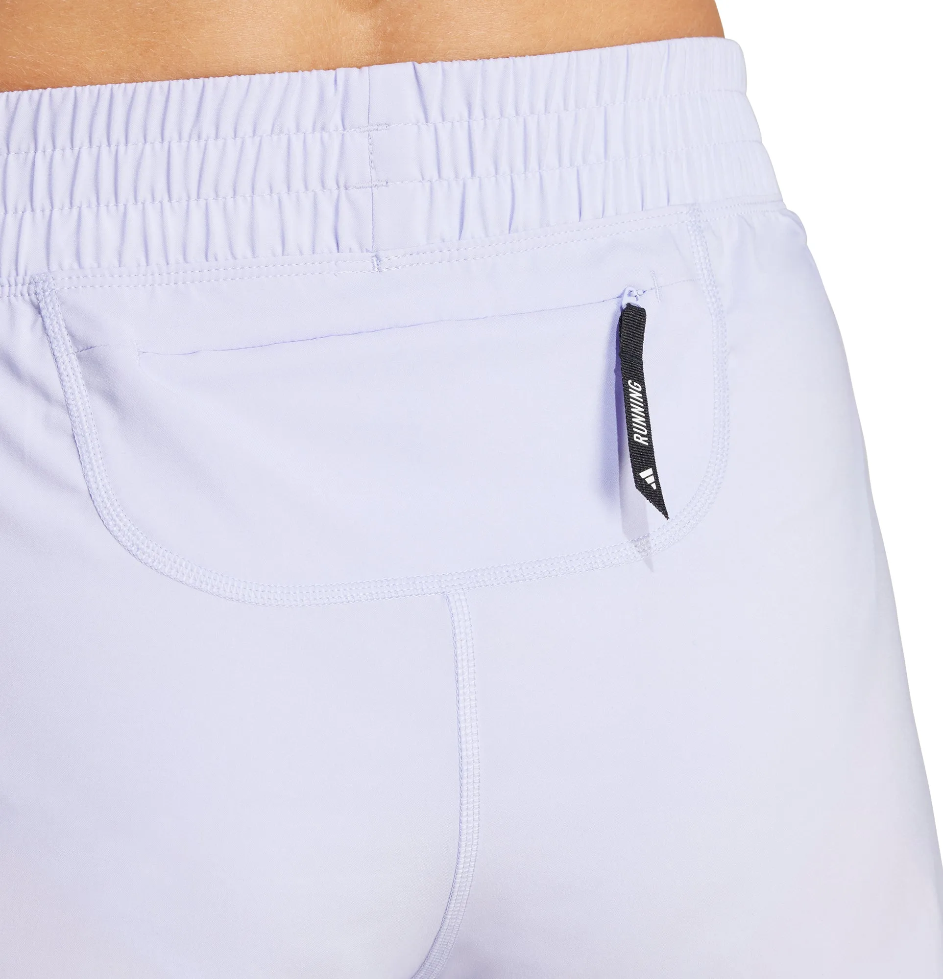 adidas Own The Run 3 Inch Womens Running Shorts - Purple