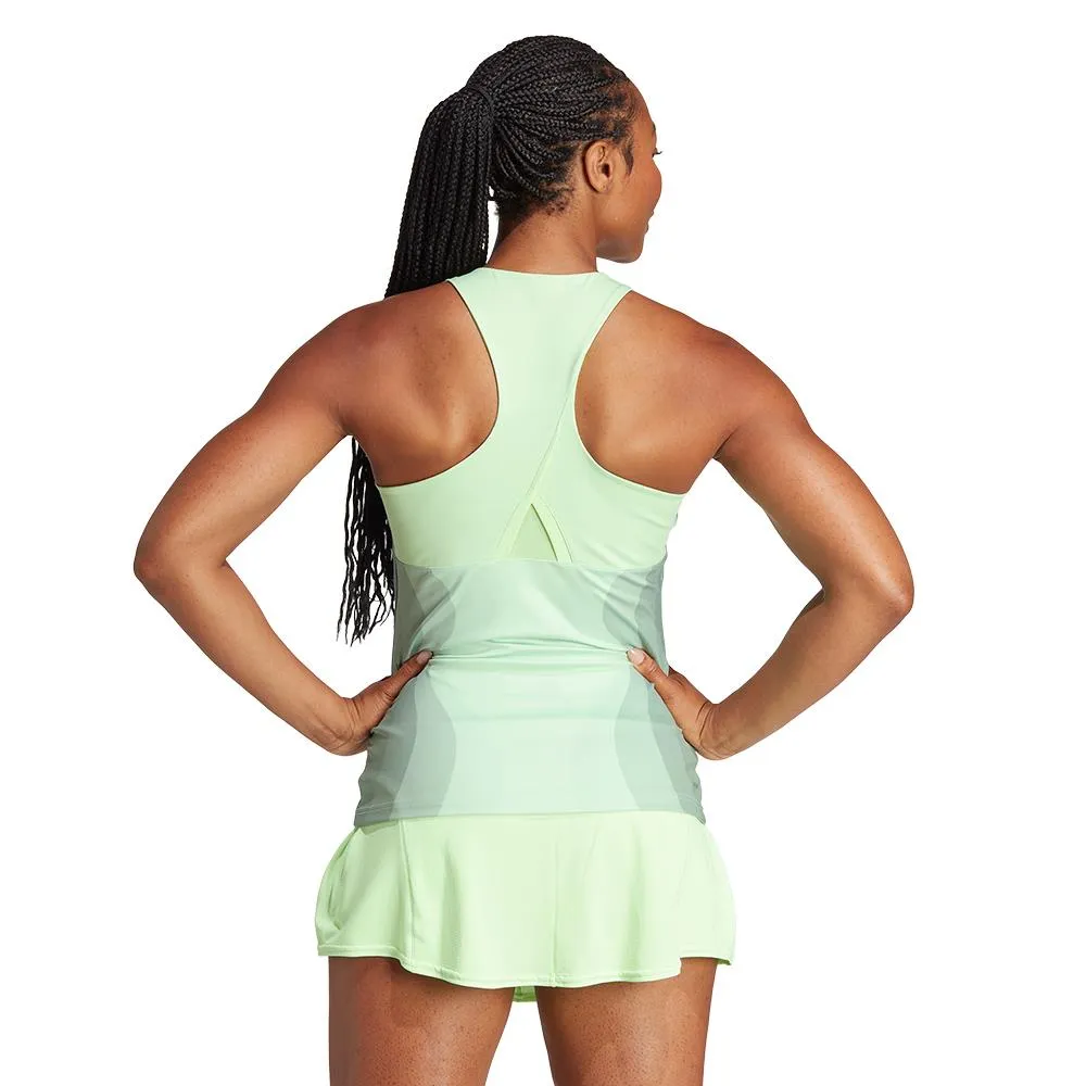 adidas Women's Pro Y Tank - Semi Green Spark