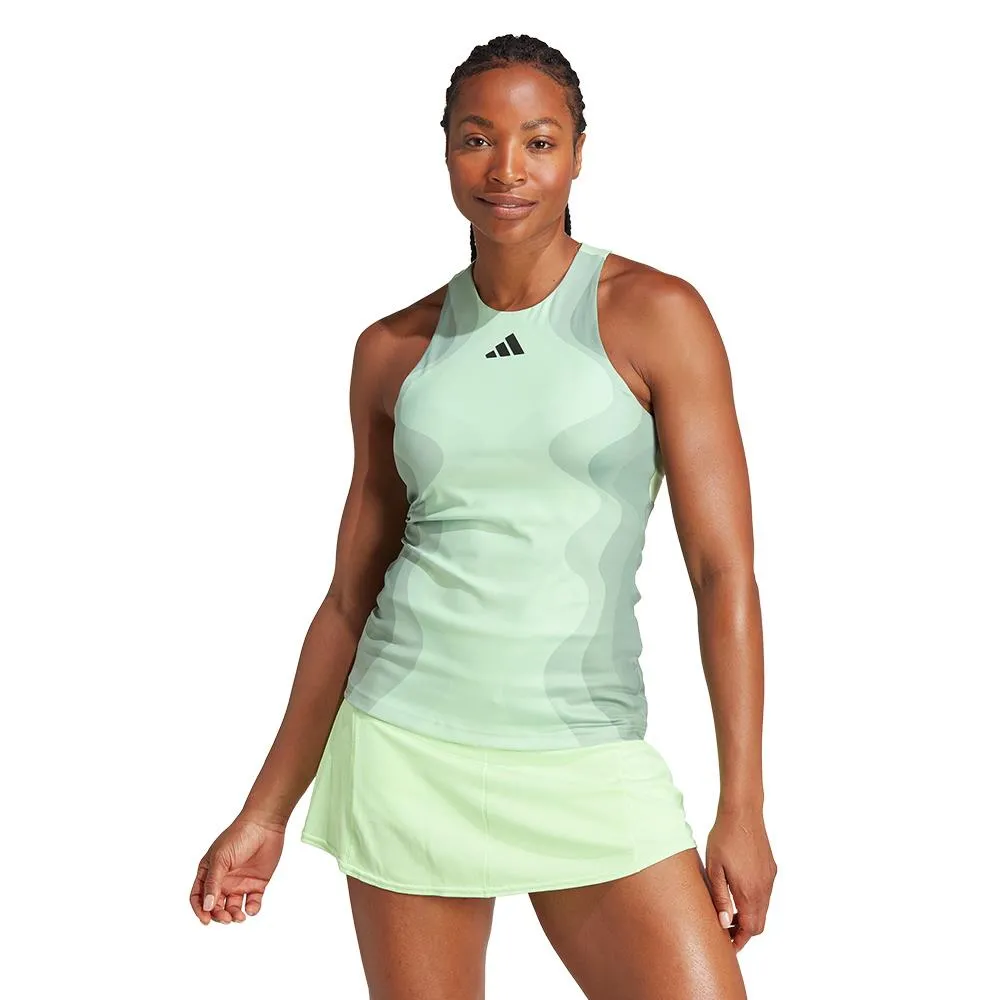 adidas Women's Pro Y Tank - Semi Green Spark