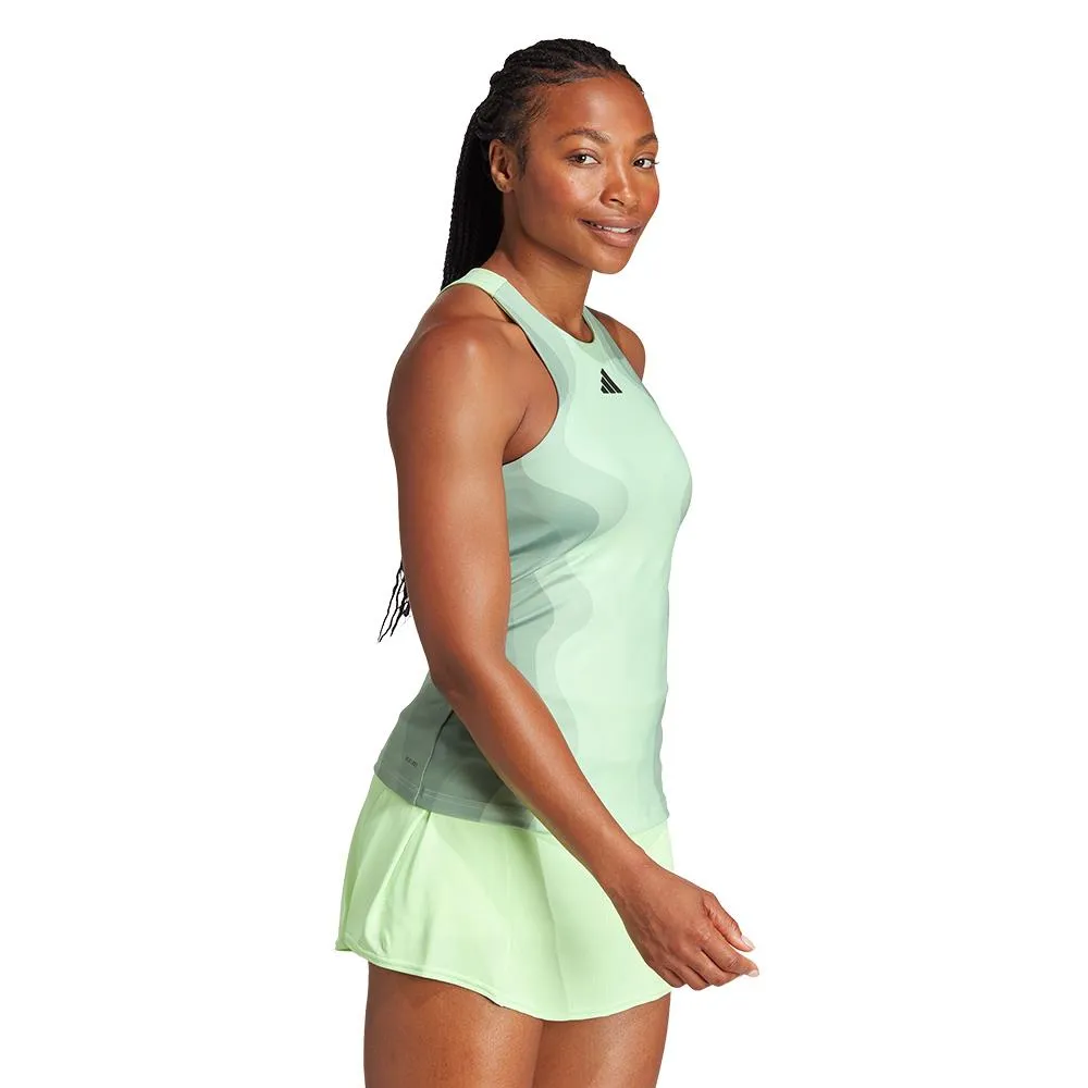 adidas Women's Pro Y Tank - Semi Green Spark