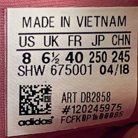 Adidas Womens SHW67002 Pink HU Pharrell Williams Mesh Size 8 Tennis Shoes
