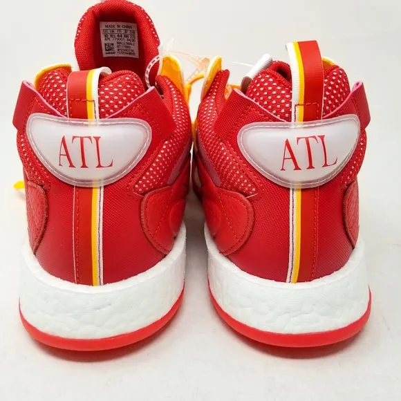 adidas ZoneBoost Boost ATL Hawks Basketball Red 10