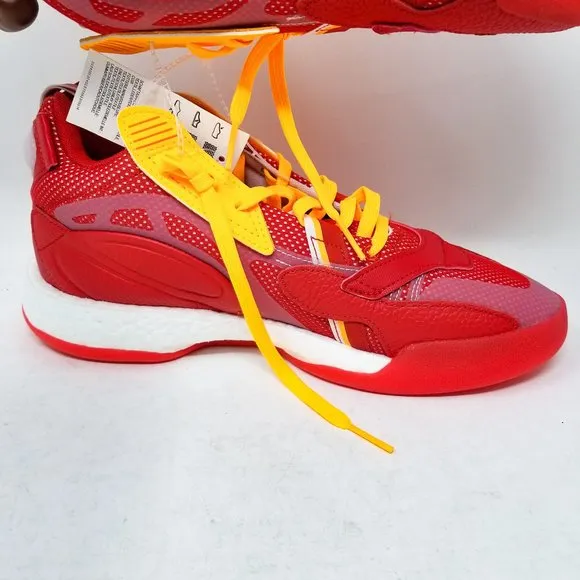 adidas ZoneBoost Boost ATL Hawks Basketball Red 10