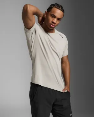 Aero Tee Laufshirt Herren - carbon/black reflective