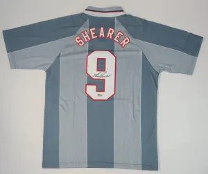 Alan Shearer Signed Umbro England National Team Soccer Jersey (Beckett)