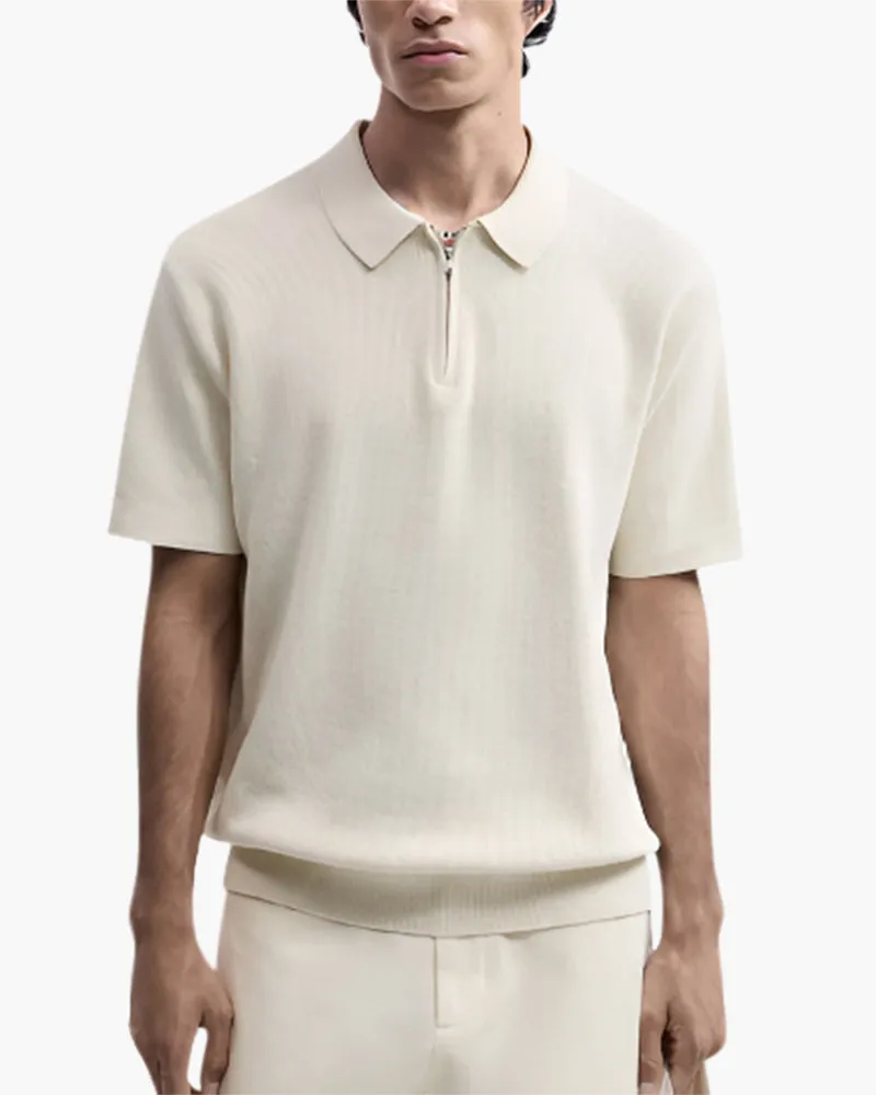 Alessandro Zip Up Polo