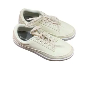 Allbirds Canvas Cream Pacers Lace Tennis Shoes