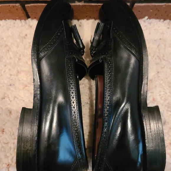 Allen Edmonds Bridgeton Black Slip-On Dress Loafer Shoes Size 9 1/2 D