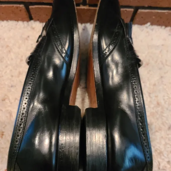 Allen Edmonds Bridgeton Black Slip-On Dress Loafer Shoes Size 9 1/2 D