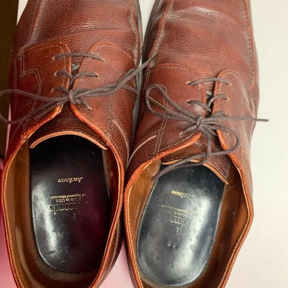 Allen Edmonds Jackson Leather Oxford Shoes Brown