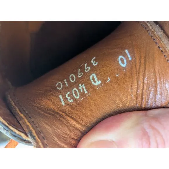 Allen Edmonds Oak Street Oxford Cap Toe w/ Dainite Sole Brown Leather Shoes 10 B